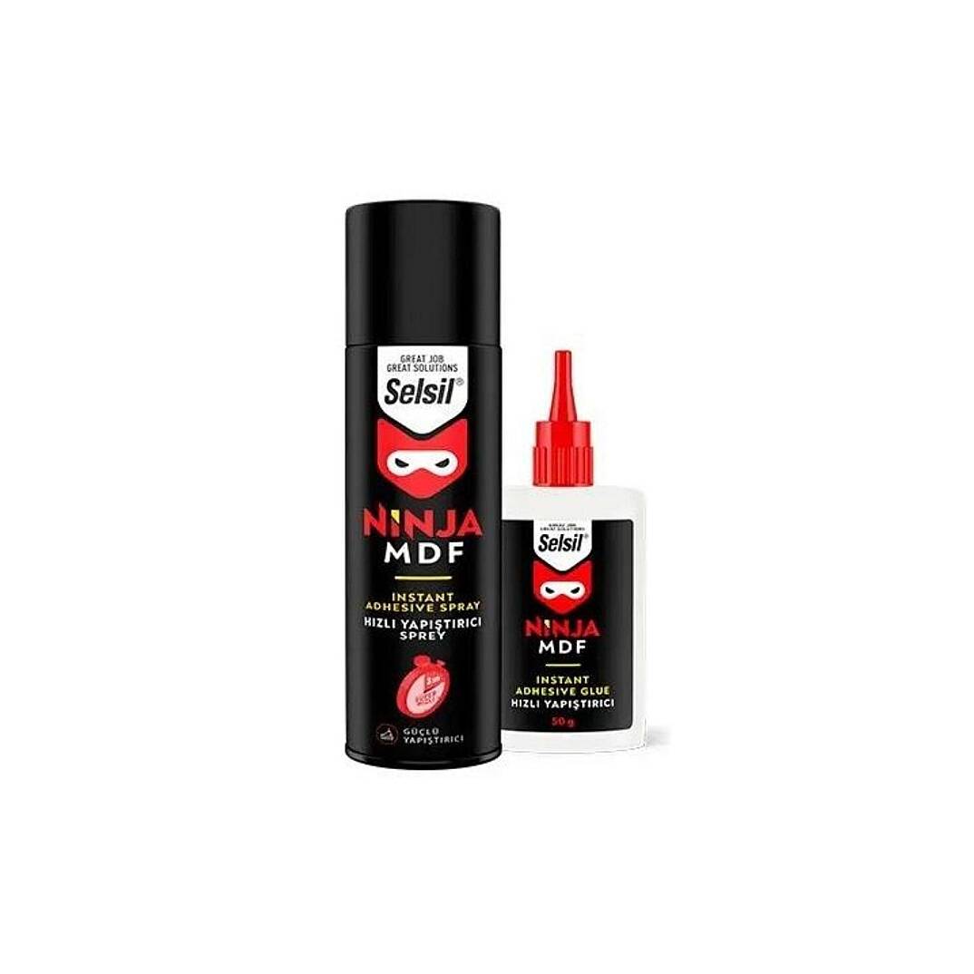 SELSİL NİNJA HIZLI YAPIŞTIRICI+AKTİVATÖR-200ML+50GR - 1