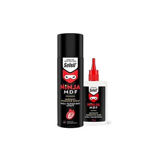SELSİL NİNJA HIZLI YAPIŞTIRICI+AKTİVATÖR-400ML+100GR