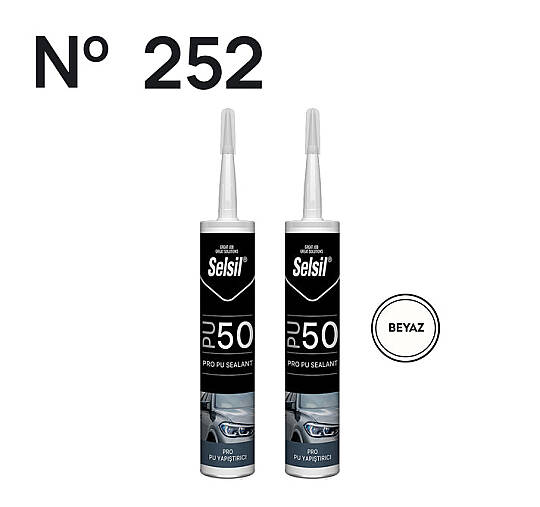SELSİL PU MASTİK 50 SHORE 280ML (BEYAZ)